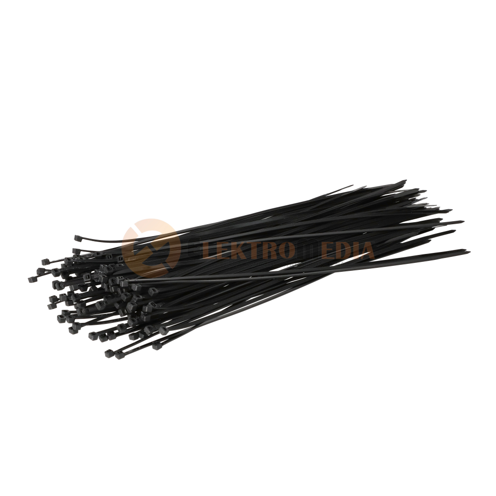 Opaska kablowa 300/3,6 czarna / 100 szt. A.41.3630